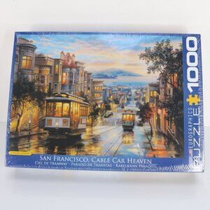 Eurographics 1,000 Piece Puzzle * San Francisco Cable Car Heaven * NEW Sealed